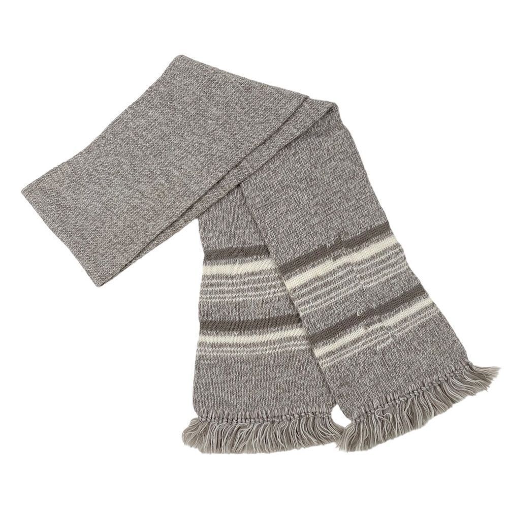 Vintage 80s 90s Knitted Winter Scarf Unisex